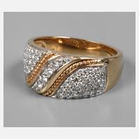 Damenring mit Brillantbesatz111