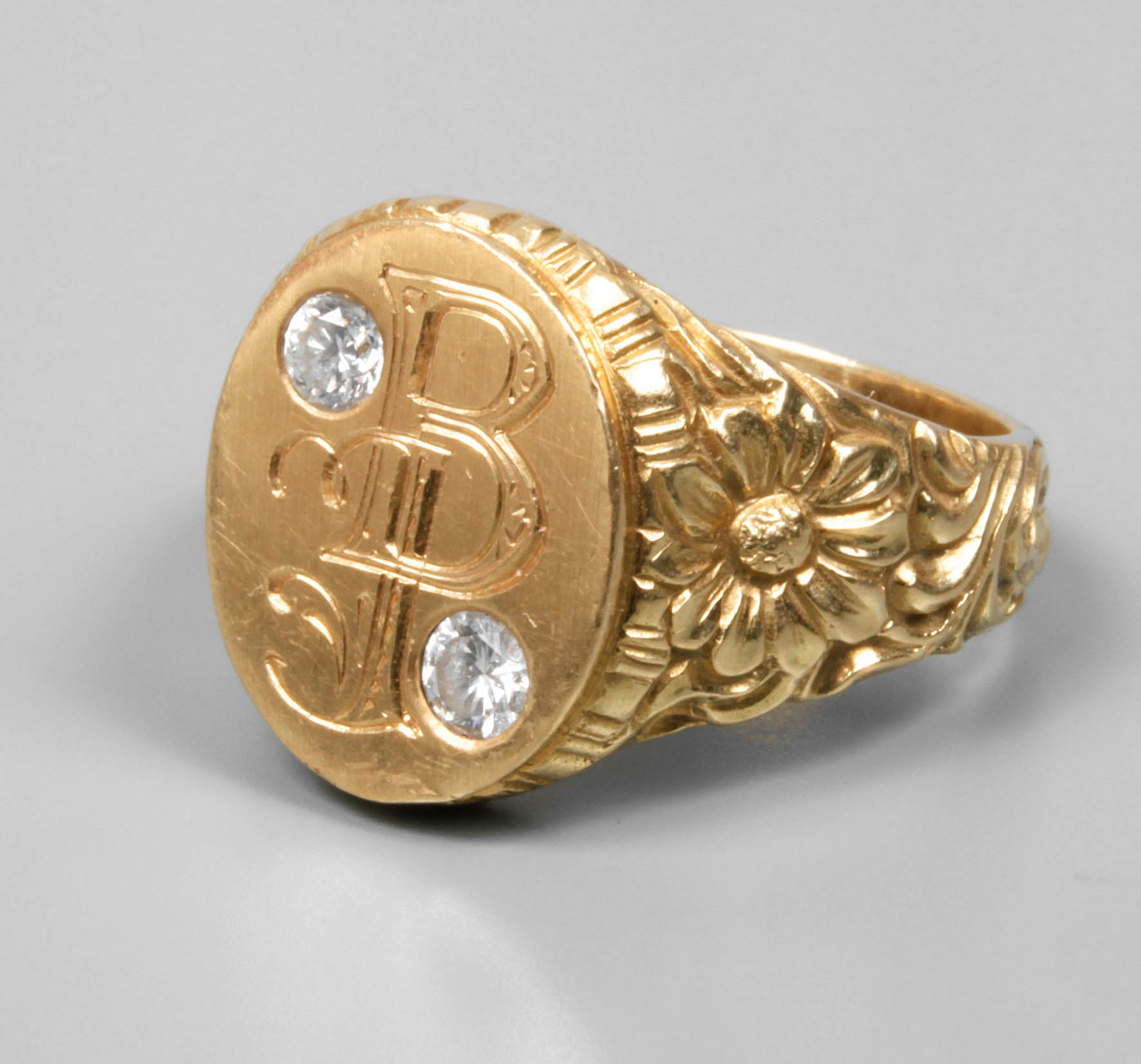 Herrenring mit Brillanten