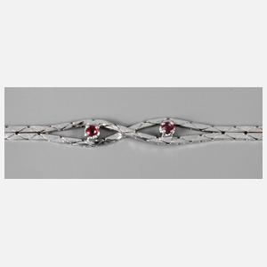 Armband mit Rubinen