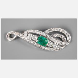 Anhänger mit Smaragd und Brillanten
