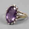 Amethystring mit Brillanten