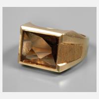 Herrenring mit Rauchquarz111