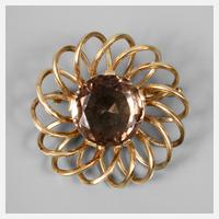 Brosche mit Rauchquarz111