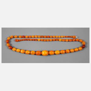 Bernsteincollier Butterscotch