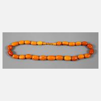 Großes Bernsteincollier Butterscotch111