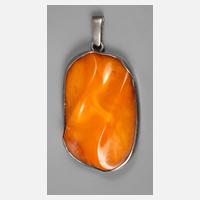 Silberanhänger mit Bernstein111