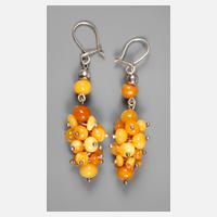 Paar Ohrhänger Bernstein111