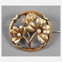 Brosche mit Perlenbesatz111