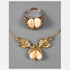 Zwei Teile Grandelschmuck