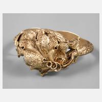 Aufwendiger Historismusarmreif mit Medaillon111