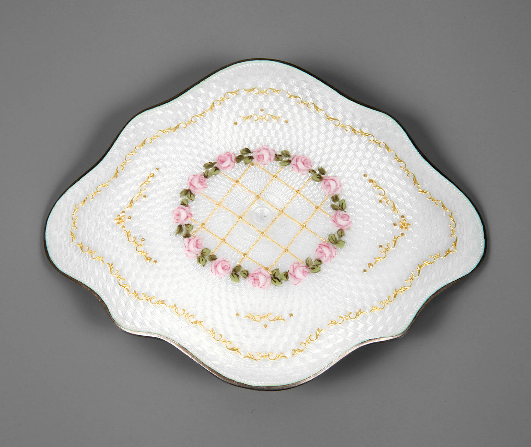 Fein emaillierte Gürtelschließe