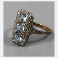 Damenring mit synthetischen Spinellen111