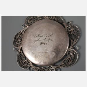 Zwei Taufgeschenke Silber