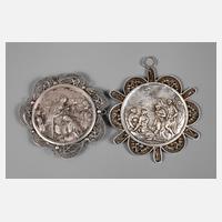 Zwei Taufgeschenke Silber111