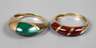 Paar Damenringe