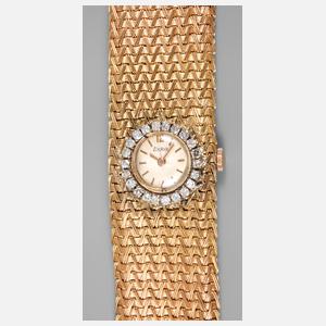 Damenarmbanduhr Gold mit Diamanten