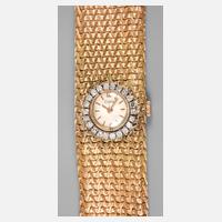 Damenarmbanduhr Gold mit Diamanten111