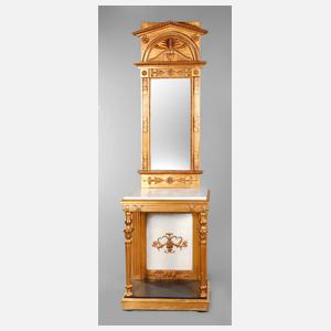 Wandspiegel mit Konsole