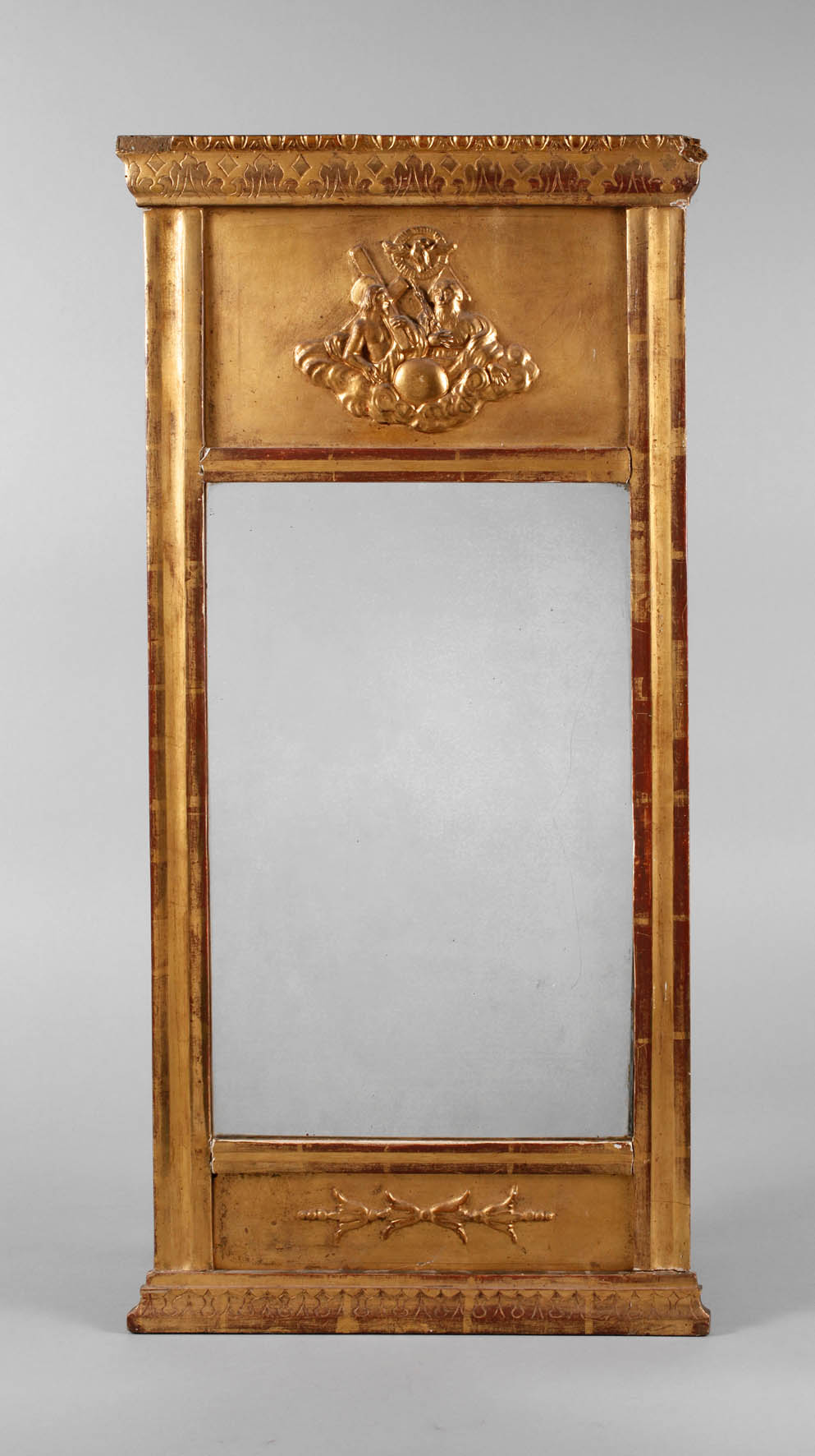 Biedermeier kleiner Wandspiegel