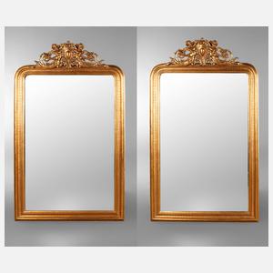 Paar große Wandspiegel
