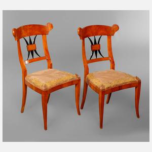 Paar Biedermeierstühle