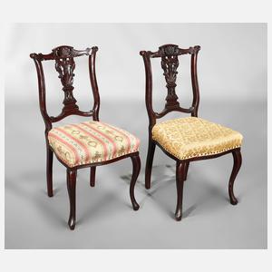 Paar Salonstühle England