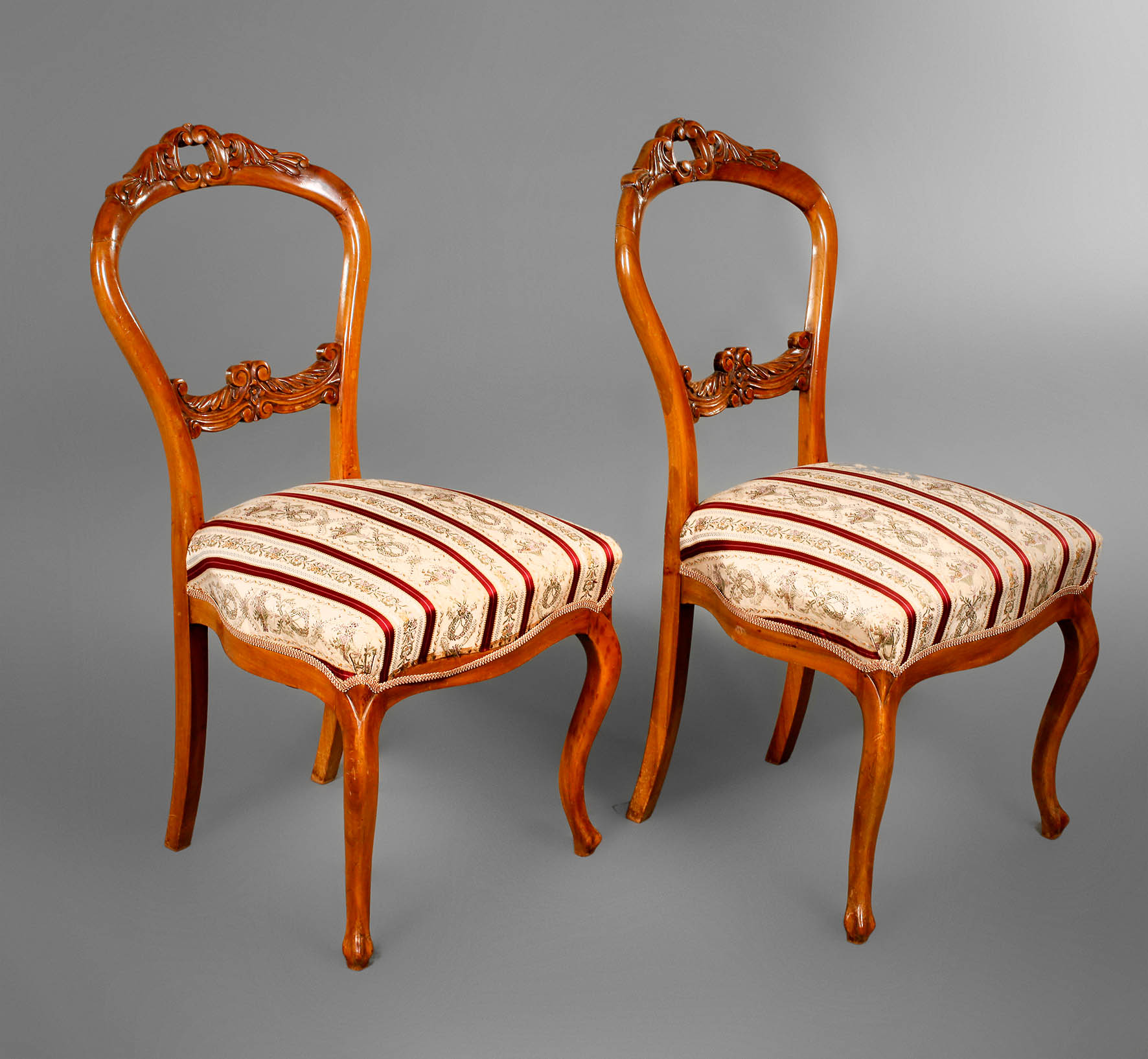 Paar Stühle Louis Philippe