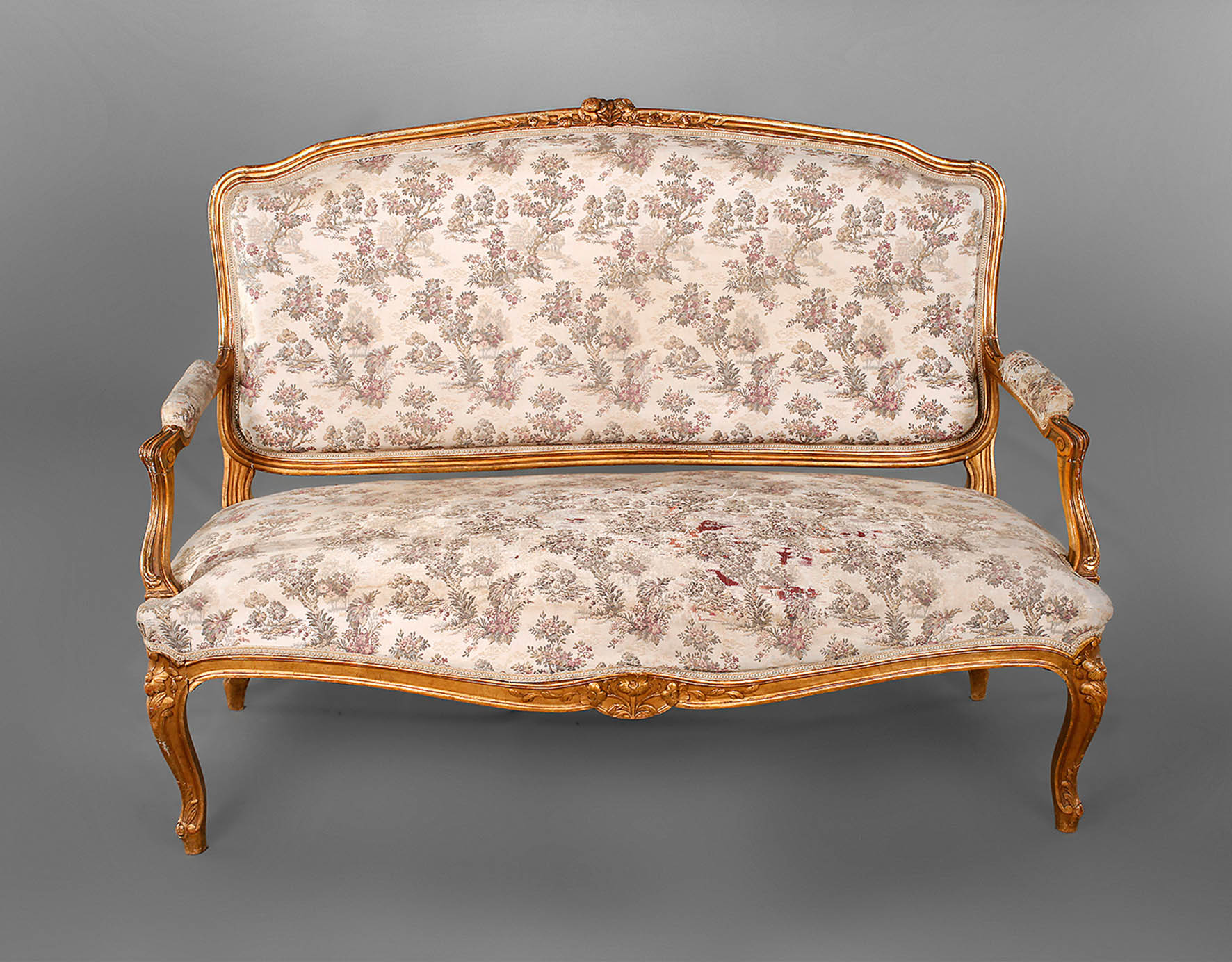 Klassizistische Sitzbank