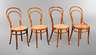 Vier Stühle Thonet