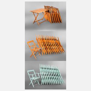 Großes Konvolut Gartenmöbel