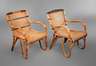 Paar Korbsessel
