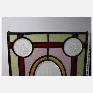 Paar Bleiverglasungen