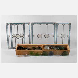 Großes Konvolut Butzenscheiben