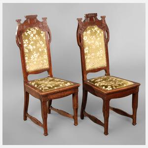 Paar Jugendstilstühle