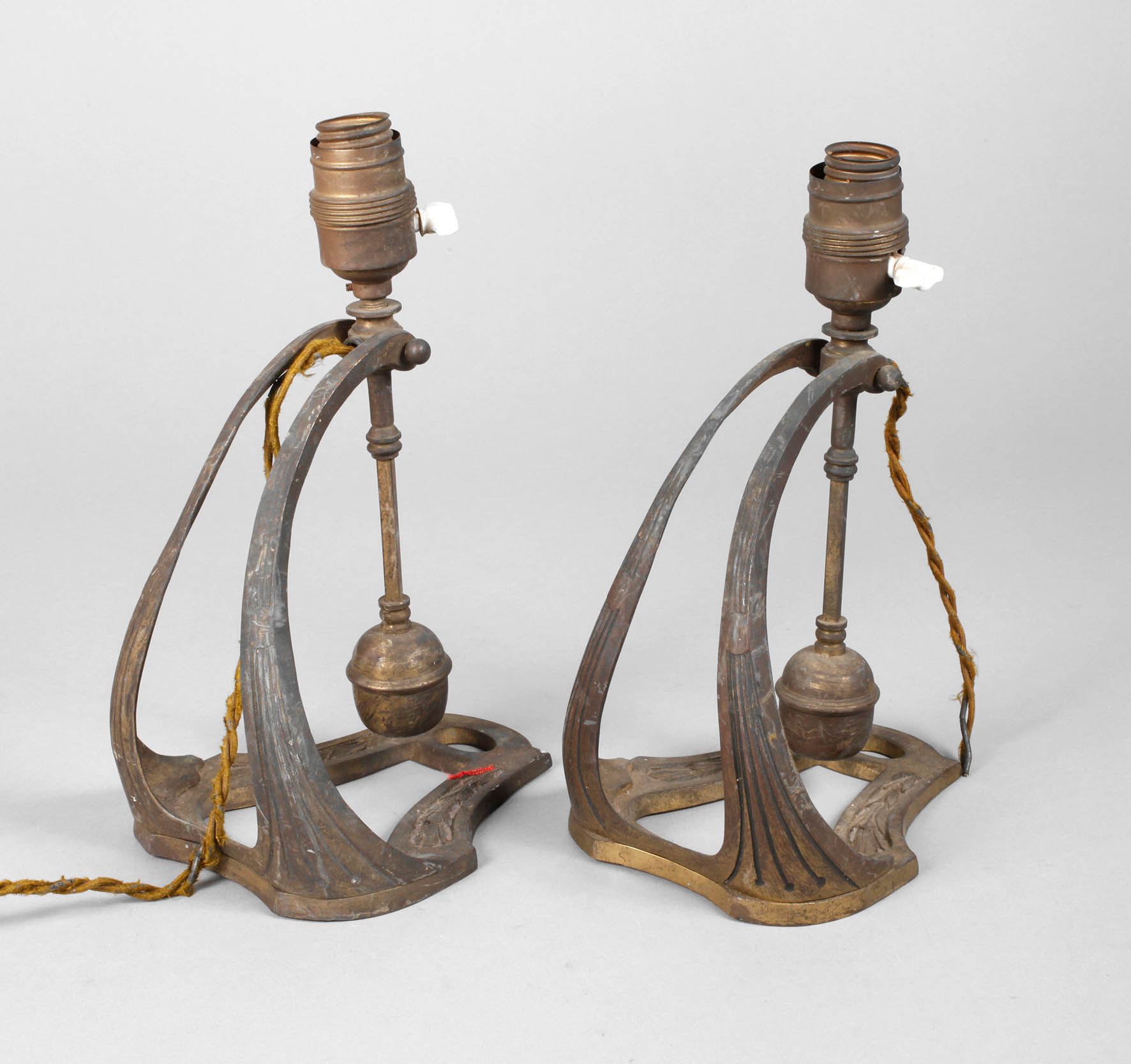 Paar Lampen Jugendstil