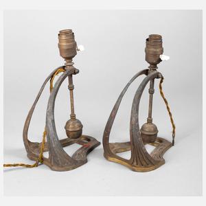 Paar Lampen Jugendstil