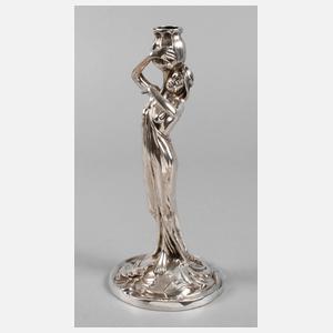 Figürlicher Silberleuchter