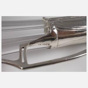 Karaffe mit Silbermontierung