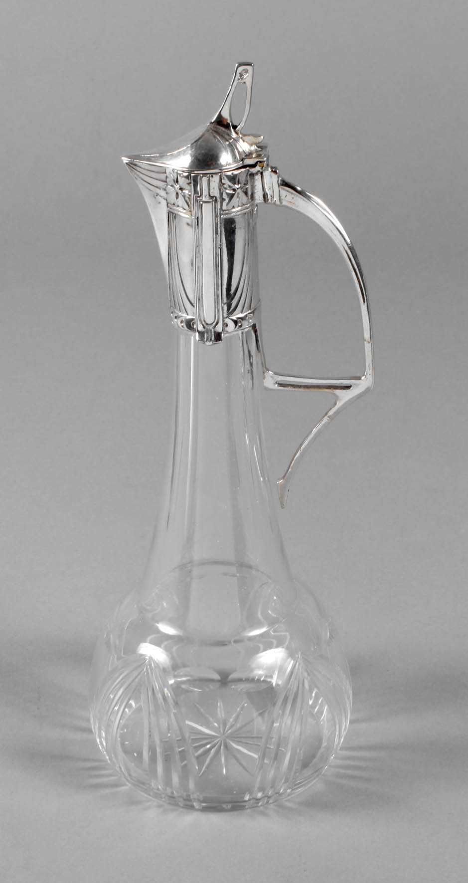 Karaffe mit Silbermontierung