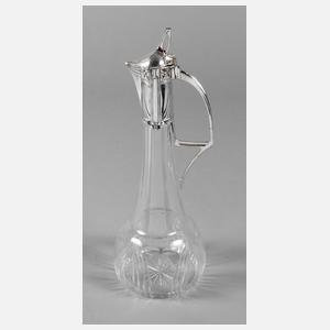 Karaffe mit Silbermontierung