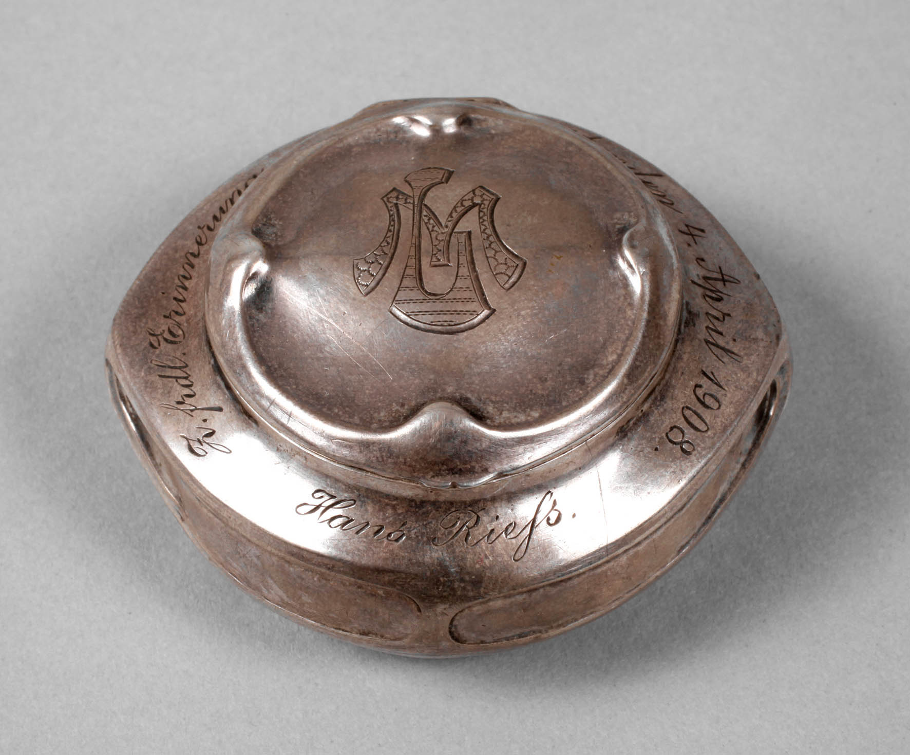 Silberdose Jugendstil