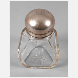 Teedose mit Silberdeckel