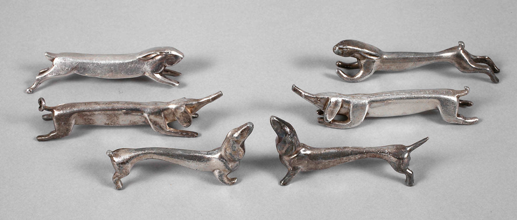 WMF Geislingen sechs Messerbänkchen