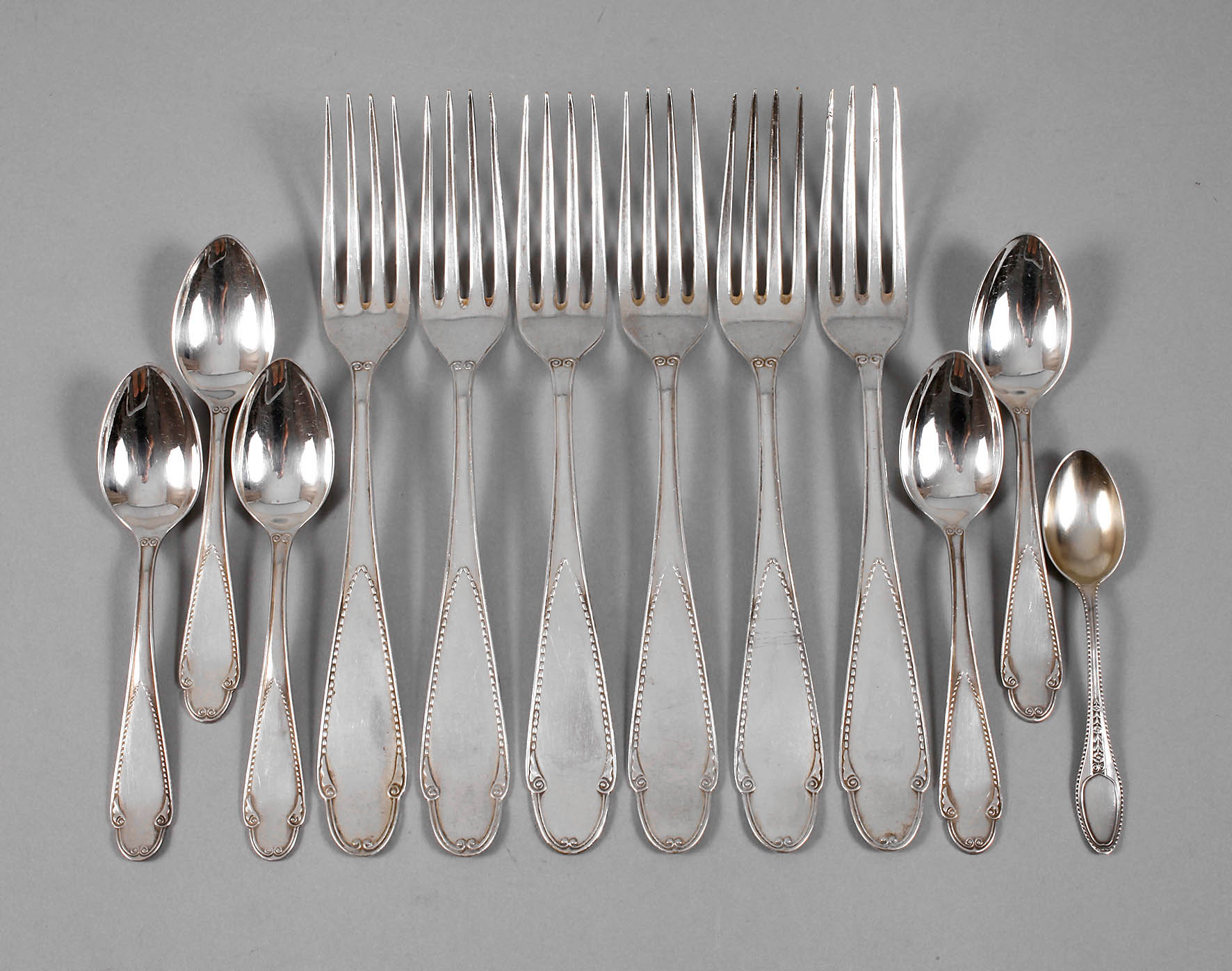 Ernst Riegel zwölf Besteckteile