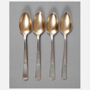 Joseph Maria Olbrich vier Mokkalöffel