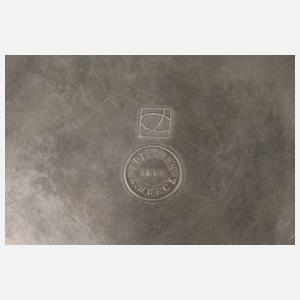 Joseph Maria Olbrich große Deckeldose mit Glaseinsatz