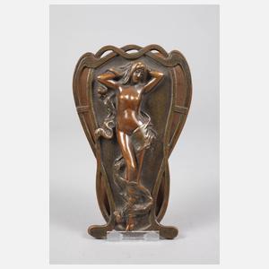 Bronze Blatthalter als Clip