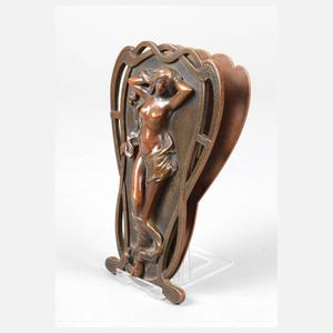 Bronze Blatthalter als Clip