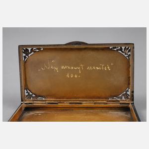 Kleines Jugendstil Emailleetui