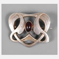 Brosche mit Granatcabochon111